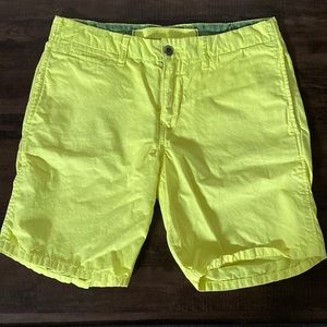 Paperbacks Neon Yellow Shorts Size 31